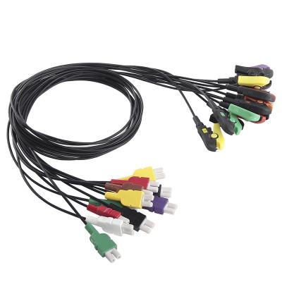 China GE Marquette 10 Lead X-Ray ECG Radiotranslucent Cable And Leadwires for sale