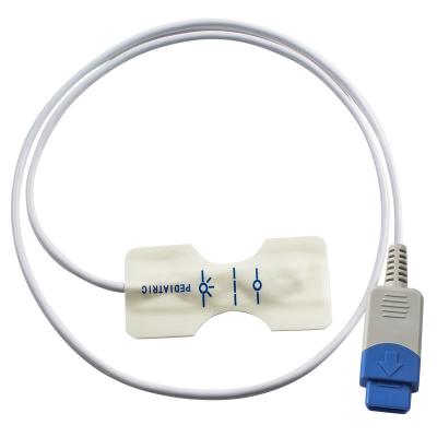 China Datex Ohmeda TS-PAW-25 TS-PAW-10 Pediatric Spo2 Sensor White Foam Disposable SpO2 Probe for sale