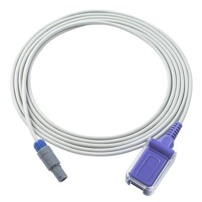 China ChoiceMMed SpO2 Sensor Cable MD2000A N-ellcor Oxi-max 9Pin SpO2 Adapter Extension Cable for sale