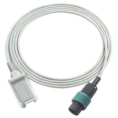 China Saadat Paediatric Spo2 Probe 7Pin To DB9 SpO2 Adapter Extension Cable 2.4M TPU for sale