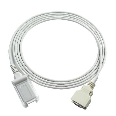 China Dolphin SpO2 Sensor Cable Digital Tech 2.4m TPU Cable Adapter Cable for sale