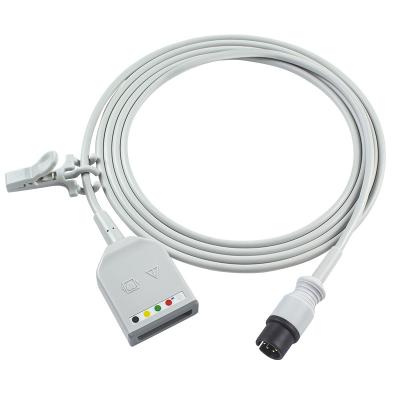 Chine Câble du câble AAMI 6Pin ECG de Mindray 0012-00-1255-01 TPU ECG Trunck à vendre