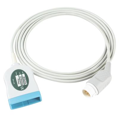 China Cable del cable 8Pin 3Lead ECG del tronco de Philips ECG a los Leadwires del dinar en venta