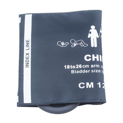 China 18-26cm Single Tube BP Cuff M1572A Reusable Pediatric Blood Pressure Cuff for sale