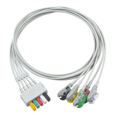Китай Siemens/Drager 5956359 MP03414 ECG Leadwire 5Lead ECG Detachable Cable продается
