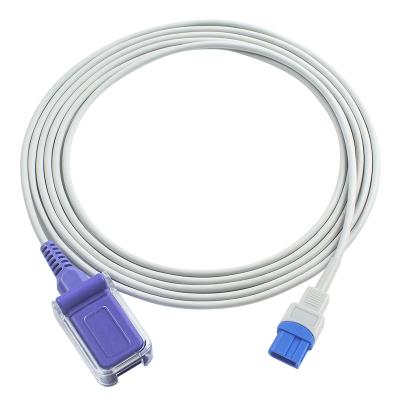 China 700-0792-00 SpO2 Sensor Cable Spacelabs 10 Pin To Female DSub9 SpO2 Extension Cable for sale