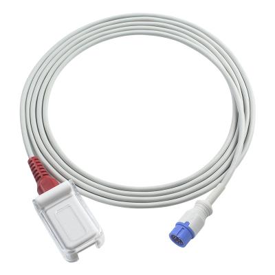 China Comen for M-asi-mo red tech C30/C50/C80 SpO2 Sensor Cable SpO2 Adapter extension Cable 12Pin to DB9 Patient Cable for sale