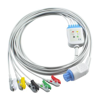 China Artema S&W Cable ECG compatible de conexión directa y cables de plomo 5Lead en venta