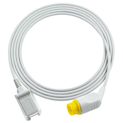 China MEK SpO2 Sensor Cable 8PIN adapter Cable DB9 2.4M for sale