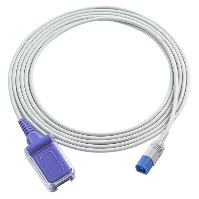 China Ph-ilips SpO2 Sensor Cable ne-llcor o-ximax Tech adapter Cable 8pin 2.4M for sale