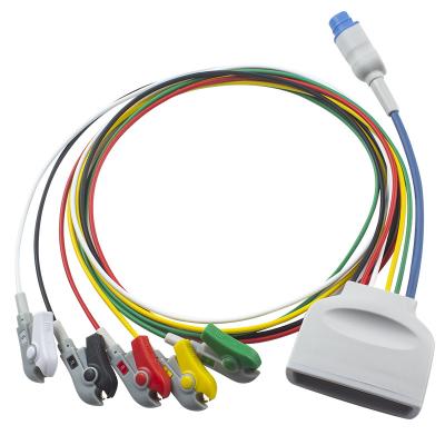中国 P-hilips MX40 Telemetry ECG Leadwires with SpO2 Sensor 5 Lead ECG Leadwire 989803171951 販売のため