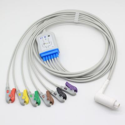 China Corpuls 1 3 ECG Cable And Leadwires Corpuls3 6 Lead Monitor defibrillator 11pin Connector ECG Cable for sale