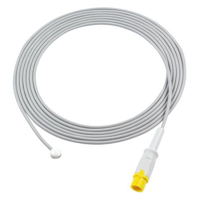 China Biolight 15-031-0005 Temperature Probe Cable Adapter Cable BLT Anyview A Series Q3 Q5 Q7 à venda