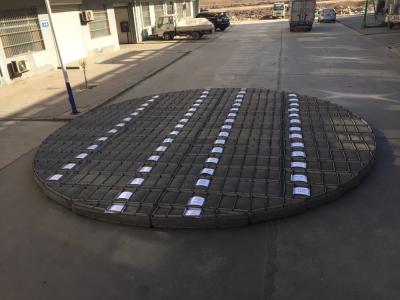 China SS321 Wire Mesh Pad Dia 8000mm for sale