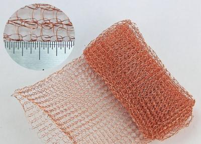 China 0.1mm * 0.4mm Flat Copper Wire Mesh for sale