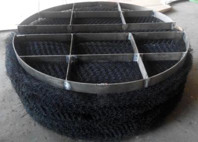 China Separador de partículas corrosivo anti de Mesh Mist Eliminator Wire Mesh del metal del titanio en venta