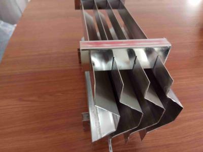 China SS304 Corrugated Plate Vane Pack Mist Eliminator 170mm Net Height for sale