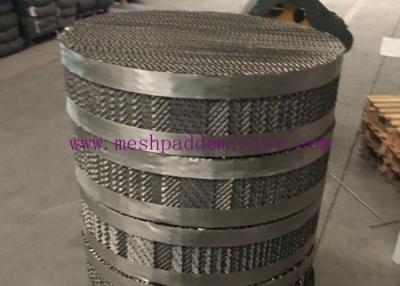 China SuS316L 0.15mm Plate 200mm Height 1.5T Distillation Packing for sale