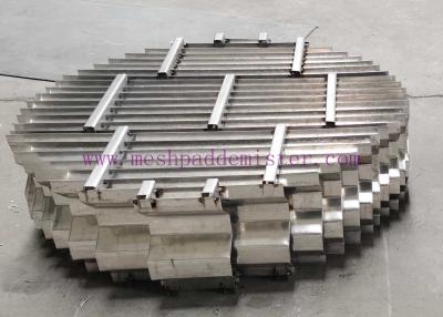 China 30mm Vane Distance Chevron Plate Vane Pack Mist Eliminator 316L for sale