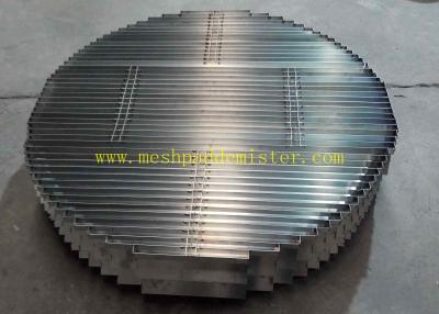 China 316 L Chevron Demister Mist Eliminator Filter Custom Plate Shape And Spacer for sale