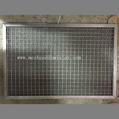 China 1250x600mm Demister Mesh Ss304 Drain Hole At Bottom for sale