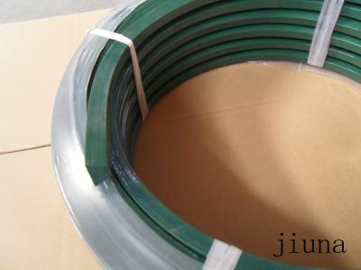 China Dureza verde estándar 90A de la correa del poliuretano V del estruendo para el proceso de papel en venta