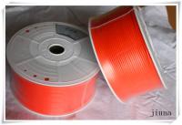 China 8mm de Transmissiepolyurethaan van de diameter oranje kleur Pu om Riem Te koop