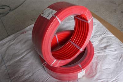China Polyurethane Products Red Round Belting Oil - Resistant Acid for sale