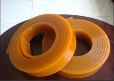 China 60shore A ~90 shore A hardness Flat Polyurethane squeegee for Screen Printing Squeegee PU for sale