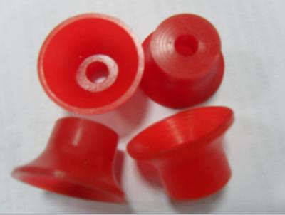 China Industrial Protection Polyurethane Parts , PU Red Little Parts for sale