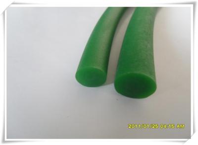 China PU Polyurethane Round Belt Good Resistance , Green Round Belt for sale