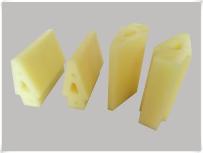 China Solvent Resistant Screen Print Squeegee / Yellow Polyurethane Scraper for sale