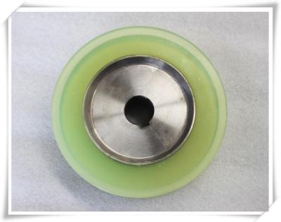 China Bisque Polyurethane Wheels Coating with Iron Core , Oil Resistant for sale