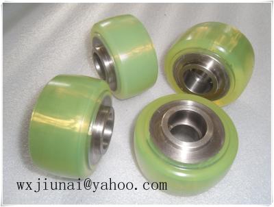 China PU Polyurethane Wheels Coating Rollers Wheels Replacement for sale