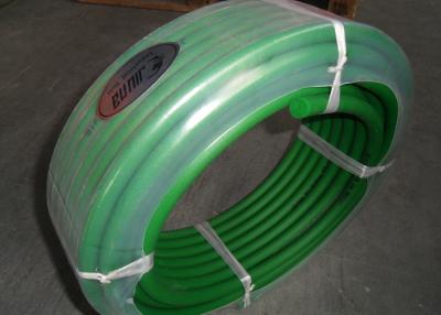 China Green color hardness 85A transmission belting and Polyurethane round belt poly cord for sale