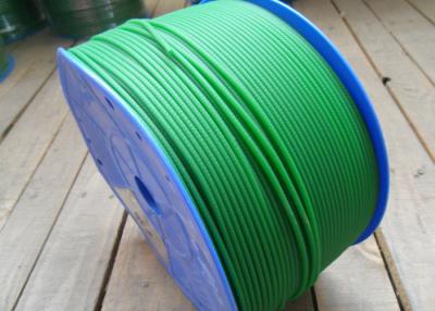 China 3mm green color and orange color Diameter Industrial transmission PU Polyurethane Round Belt cord for sale