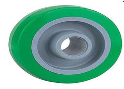 China Industrial PU Coating Polyurethane Rollers Wheels / Polyurethane Wheels Replacement for sale