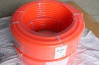 China Orange Smooth PU Round Belt Hardness 90A with wear-resistance for sale