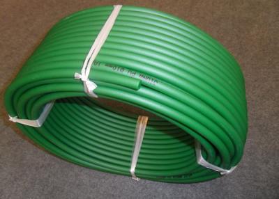 China 15mm diameter green color transmission Polyurethane Round Belt for sale