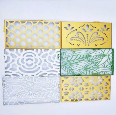 China Contemporary Chic Design Aluminum Veneer With Carved Pattern for sale