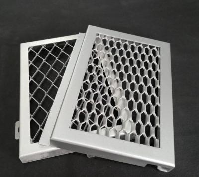China Exterior Wall Cladding Stretch Mesh Aluminum Veneer With And Powder Coated Finish for sale