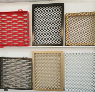 China Customizable Exterior Wall Cladding With Modern Design Stretch Mesh Aluminum Veneer for sale