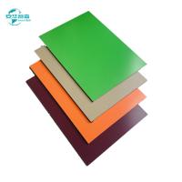 Quality Solid Color 3mm Composite Panel Weather Resistance Sandwich Acp Panel 1220mm 1250mm for sale