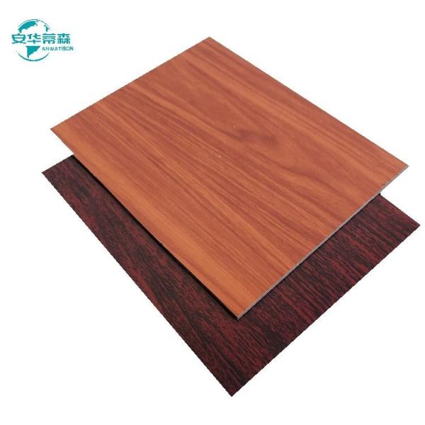 Quality 2mm 3mm Acp Sheet Wood Finish Outdoor Wall Cladding Weather Resistance for sale