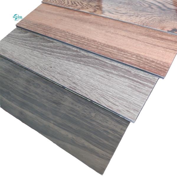 Quality 2440mm Fireproof Wooden ACP Wood Aluminum Composite Panel Exterior Wall Cladding for sale