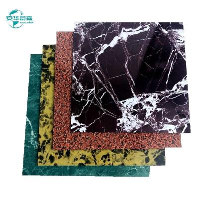 China White Marble Acp Sheet Acp Sandwich Panel Chemicals Resistant for sale