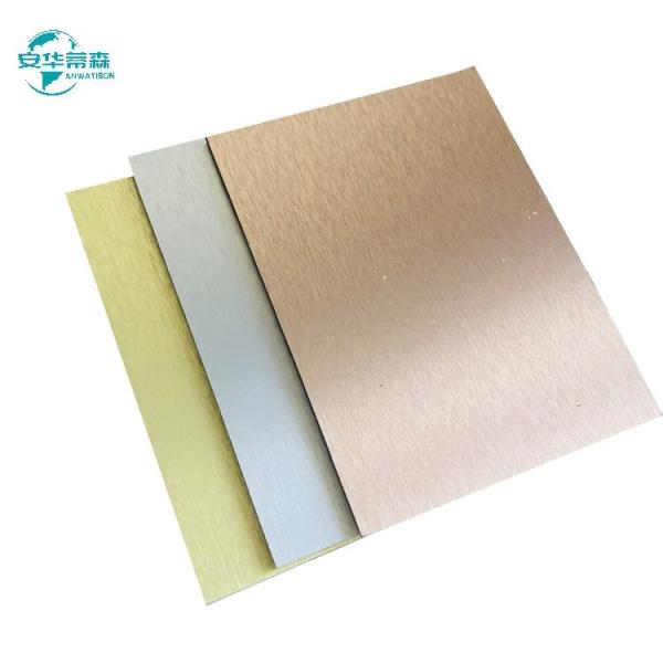 Quality B1 Fire Rating Brushed Aluminum Composite Panel ISO14001 Fire Retardant Acp for sale