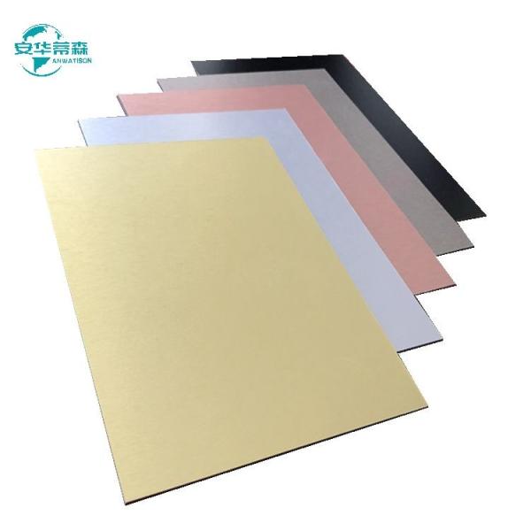 Quality A3003 Series Alucobond Brushed Aluminium Composite Sheet Exterior Wall Cladding for sale