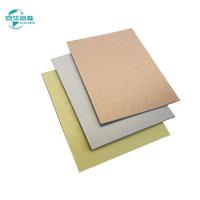 Quality A3003 Series Alucobond Brushed Aluminium Composite Sheet Exterior Wall Cladding for sale