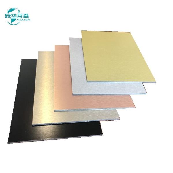 Quality High Gloss Brushed Aluminium Composite Panel 2440mm Acp Mirror Sheet 3mm 4mm for sale